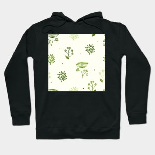 Elegance Seamless pattern with flowers Hoodie